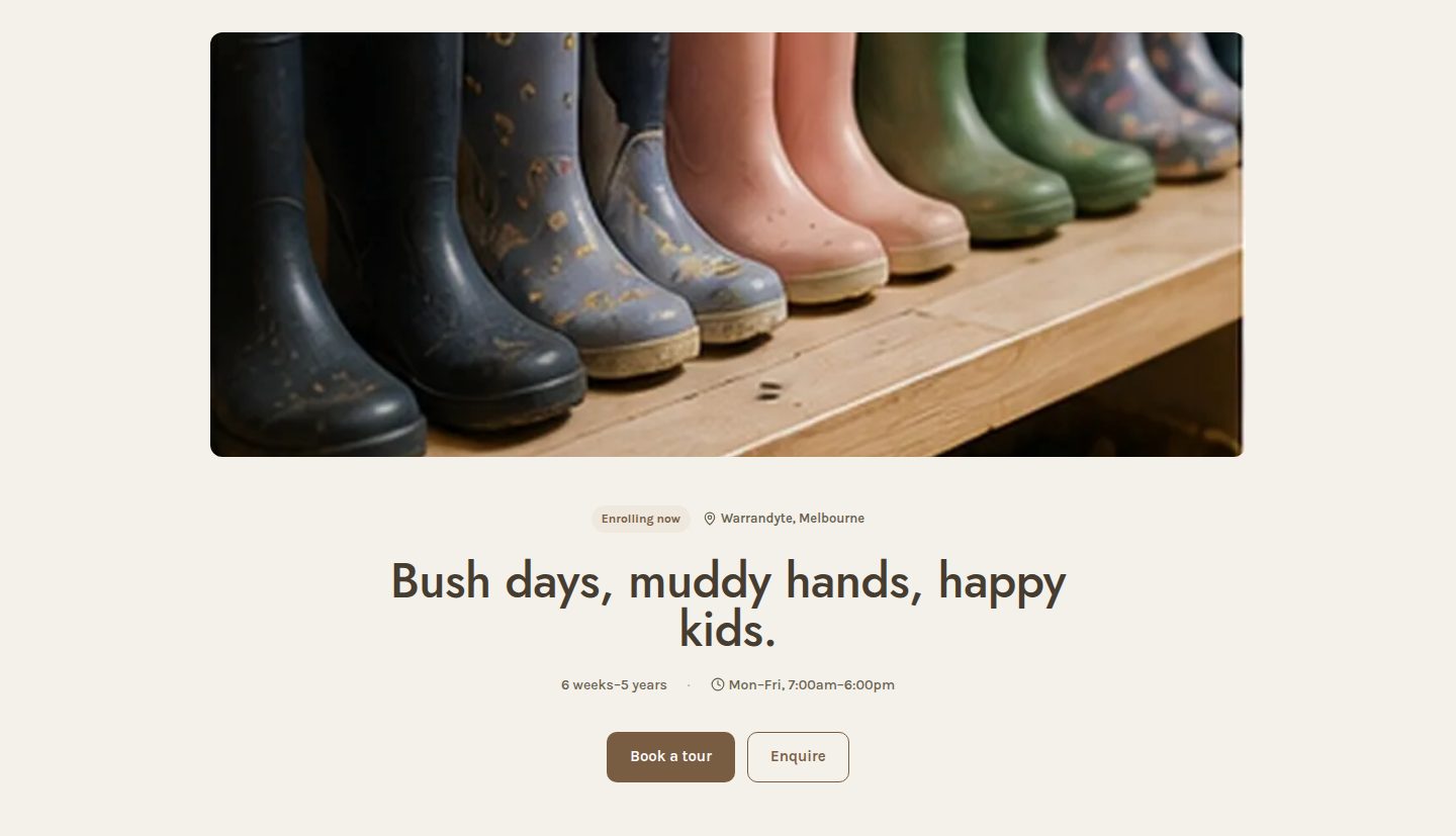 Linen theme typography and colour palette